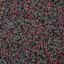 Резиновое рулонное покрытие чёрного цвета 10мм с 80% вкраплением цветного EPDM каучука 