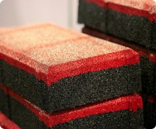 Резиновая брусчатка