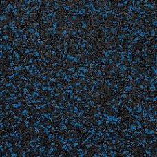 Резиновое рулонное покрытие чёрного цвета 6мм с 50% вкраплением цветного EPDM каучука 