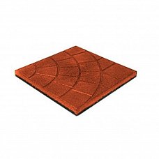 Плитка из резиновой крошки 350x350x10мм