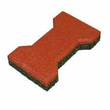Резиновая брусчатка "Катушка" 260х130х40мм